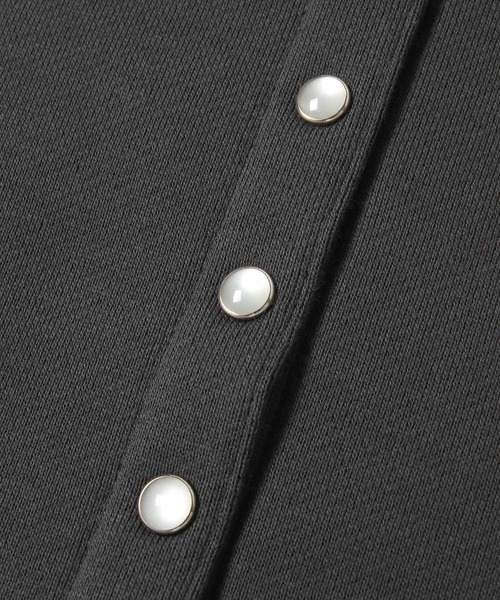 agnes b.(アニエスベー)の「【agnes b. pour ADAM ET ROPE'】CD PRESSIONS(カーディガン/ボレロ・レディース・ブラック/チャコールグレー/ピンク・S)」の4枚目の写真