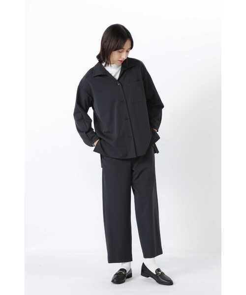 human woman（ヒューマンウーマン）の「◆T/R２WAYストレッチブラウス（シャツ/ブラウス・レディース・ブラウン/グレー系その他・MEDIUM）」の20枚目の写真