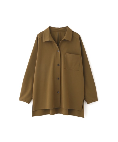 human woman（ヒューマンウーマン）の「◆T/R２WAYストレッチブラウス（シャツ/ブラウス・レディース・ブラウン/グレー系その他・MEDIUM）」の12枚目の写真