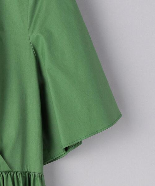 UNITED ARROWS（ユナイテッドアローズ）の「＜UNITED ARROWS＞カシュクール ショートスリーブ ワンピース B（ワンピース・レディース・ケリー/ブラック・36/38）」の11枚目の写真