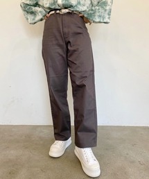 きこりのハイウエストストレートパンツ