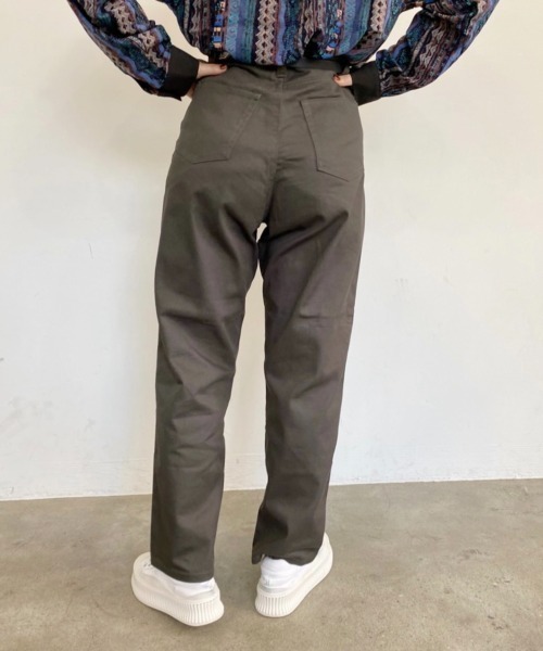 nemne store（ネンネストア）の「きこりのハイウエストストレートパンツ（その他パンツ・レディース・モカ/ブルーグリーン/スミクロ/ブラック/パープル・SMALL/MEDIUM）」の18枚目の写真