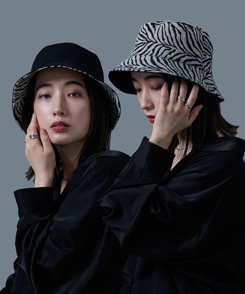Ellno Loset(エルノロゼット)の「リバーシブルバケットハット(ハット・レディース・ブラック・FREE)」の9枚目の写真