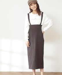 N.（N. Natural Beauty Basic） | ◆サスペンダー付タイトスカート(スカート)