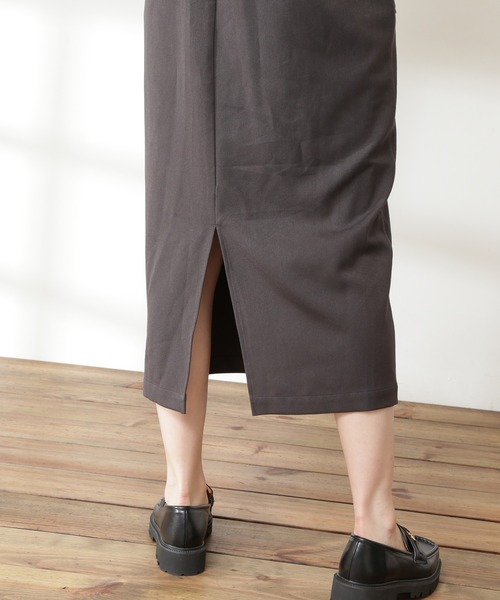 N.(N. Natural Beauty Basic)(エヌエヌナチュラルビューティーベーシック)の「◆サスペンダー付タイトスカート(スカート・レディース・ブルーグリーン/スミクロ・MEDIUM)」の13枚目の写真