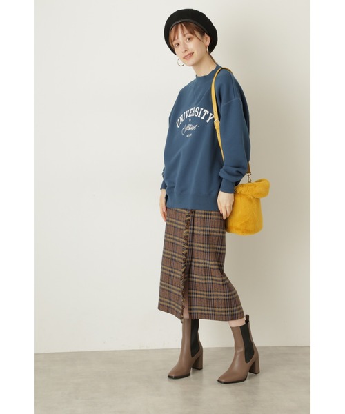 JILL STUART（ジルスチュアート）の「◆バスクベレー（ハンチング/ベレー帽・レディース・ブラック/ベージュ・FREE）」の6枚目の写真