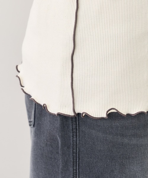 PUAL CE CIN（ピュアルセシン）の「テレコメロウロングスリーブ（Tシャツ/カットソー・レディース・ブラック系その他/ベージュ系その他/ブラック系その他2/ベージュ系その他2・FREE）」の11枚目の写真