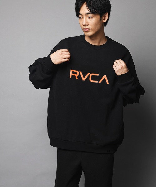 【関税込み】RVCA メンズ BOLTZ CR トレーナー 関税込み】RVCA メンズ BOLTZ CR トレーナー スウェット・トレーナー