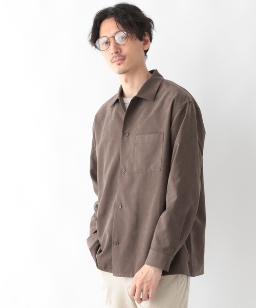 専用出品 セール】スウェードライクシャツ/215859（シャツ/ブラウス）｜GLOBAL