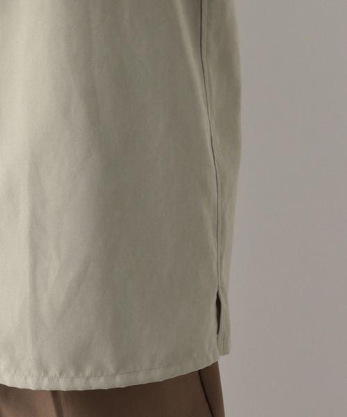 GLOBAL WORK（グローバルワーク）の「スウェードライクシャツ/215859（シャツ/ブラウス・メンズ・ライトグレー/ダークブラウン/カーキ・LARGE/SMALL/MEDIUM）」の4枚目の写真