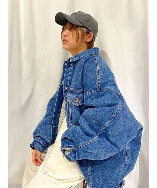 Ungrid（アングリッド）の「ボアビッグGジャン（デニム