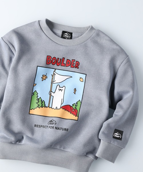 セール Camp7 クマイラストトレーナー スウェット Camp7 キャンプセブン のファッション通販 Zozotown