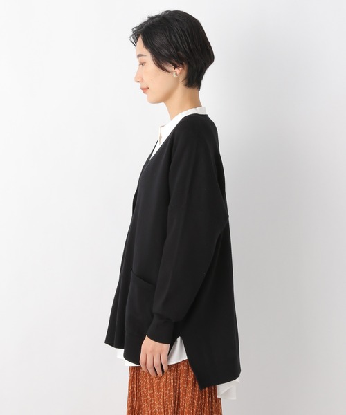 LEPSIM(レプシィム)の「【洗える】14ゲージリラックスカーデ 215058(カーディガン/ボレロ・レディース・グレイッシュベージュ/ピンク/ブラック/ホワイト系その他/ライトピンク・FREE)」の6枚目の写真