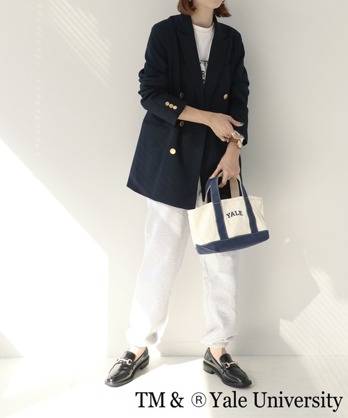 Simplicite（サンプリシテ）の「College ミニトート◆（トートバッグ・レディース・ネイビー/ブラウン/レッド・FREE）」の7枚目の写真