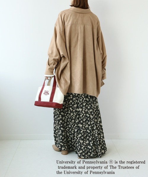 Simplicite（サンプリシテ）の「College ミニトート◆（トートバッグ・レディース・ネイビー/ブラウン/レッド・FREE）」の17枚目の写真