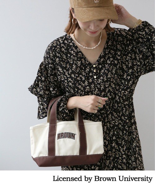 Simplicite（サンプリシテ）の「College ミニトート◆（トートバッグ・レディース・ネイビー/ブラウン/レッド・FREE）」の16枚目の写真