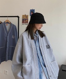 【WB ORIGINALS】Drop Shoulder Sweat Sport Cardigan WO21W3TP08