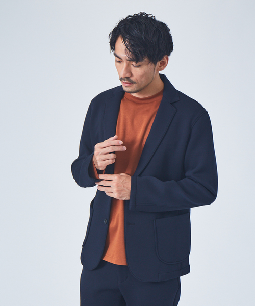 ABAHOUSE GRAY(アバハウスグレイ)の「【セットアップ対応】ダブルフェイス ツイル柄 ポンチ ジャケット(テーラードジャケット・メンズ・ネイビー/ブラック/ライトグレー・46/50/48)」の22枚目の写真