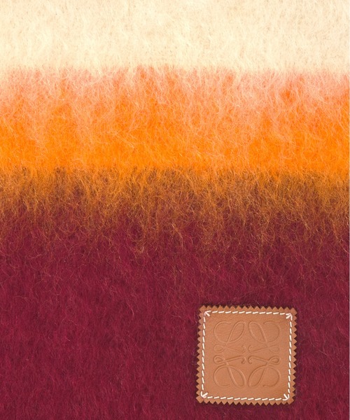 LOEWE（ロエベ）の「ストライプ スカーフ (モヘア)（マフラー）」 - WEAR
