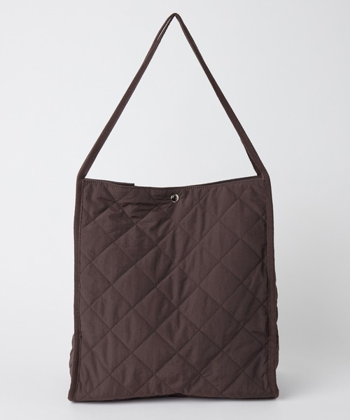 Chaco closet（チャコ クローゼット）の「２wayパイピングデザインキルティングビッグトートバッグ（トートバッグ・レディース・ライトカーキ/ブラック/ライトベージュ/ブラウン/アイボリー・FREE）」の21枚目の写真