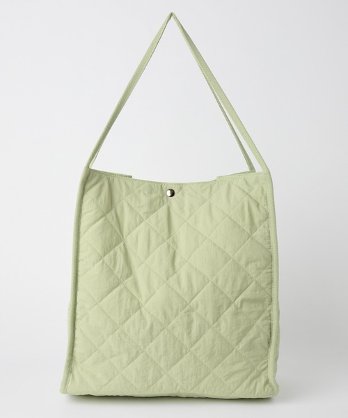 Chaco closet（チャコ クローゼット）の「２wayパイピングデザインキルティングビッグトートバッグ（トートバッグ・レディース・ライトカーキ/ブラック/ライトベージュ/ブラウン/アイボリー・FREE）」の22枚目の写真