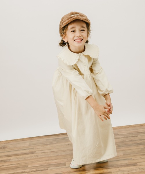BAYFLOW（ベイフロー）の「[KIDS]エリツキワンピース（ワンピース・キッズ・ネイビー/ブラウン/オフホワイト・110cm/100cm/120cm/130cm/140cm）」の20枚目の写真
