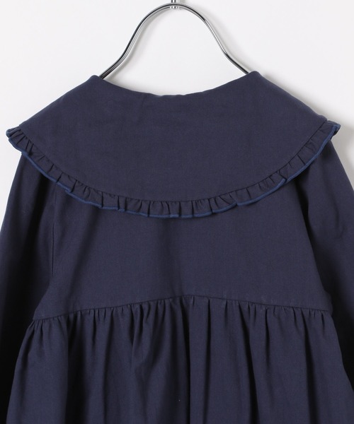 BAYFLOW（ベイフロー）の「[KIDS]エリツキワンピース（ワンピース・キッズ・ネイビー/ブラウン/オフホワイト・110cm/100cm/120cm/130cm/140cm）」の8枚目の写真