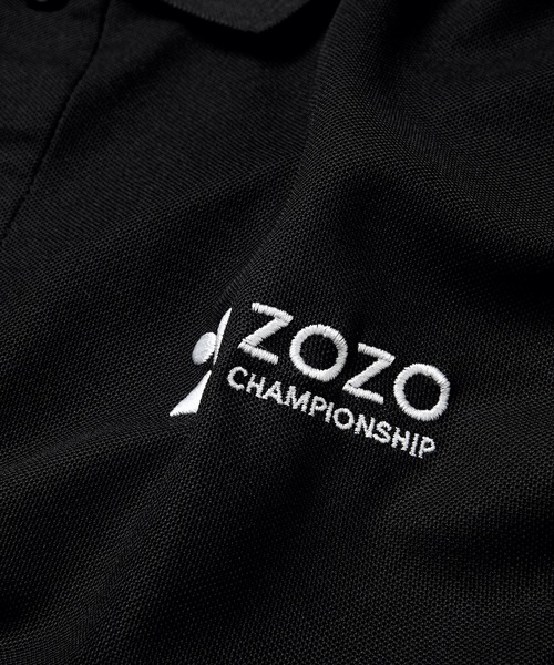 ZOZO チャンピオンシップ　2022 公式グッズ　ポロシャツ　ブラック　M ZOZO CHAMPIONSHIP 公式アイテム（ゾゾチャンピオンシップコウ