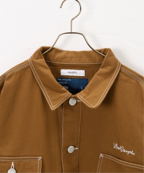 Mark Gonzales（マーク・ゴンザレス）の「【Mark Gonzales／マークゴンザレス】 ptpach coverall（カバーオール・メンズ・ブラック/ブラウン・MEDIUM/LARGE）」の18枚目の写真