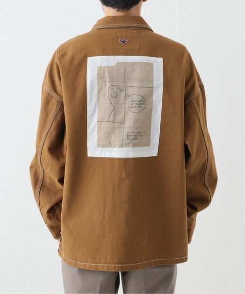 Mark Gonzales（マーク・ゴンザレス）の「【Mark Gonzales／マークゴンザレス】 ptpach coverall（カバーオール・メンズ・ブラック/ブラウン・MEDIUM/LARGE）」の11枚目の写真