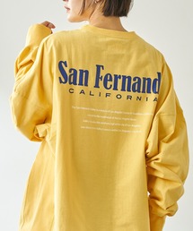 【VOTE MAKE NEW CLOTHES】ボリューム袖バックロゴプリントロンT