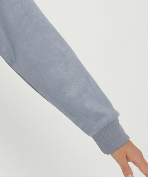 ikka（イッカ）の「清潔フェイクスエードレイヤードプルオーバー（スウェット・メンズ・ブルー/ライトグレー・L/M/S/XL）」の20枚目の写真