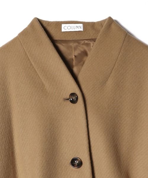 COLUMN（コラム）の「COLUMN / Aラインコート（ノーカラーコート