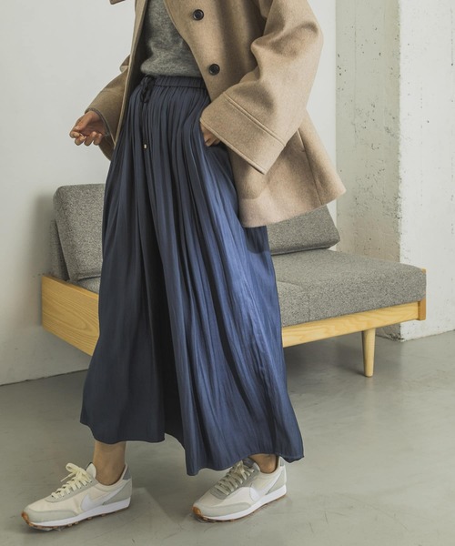 URBAN RESEARCH（アーバンリサーチ）の「ツイルギャザースカーチョ（その他パンツ・レディース・オレンジ/ブルー/グレー系その他・FREE）」の3枚目の写真