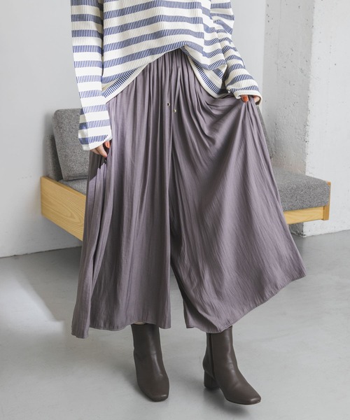 URBAN RESEARCH（アーバンリサーチ）の「ツイルギャザースカーチョ（その他パンツ・レディース・オレンジ/ブルー/グレー系その他・FREE）」の5枚目の写真