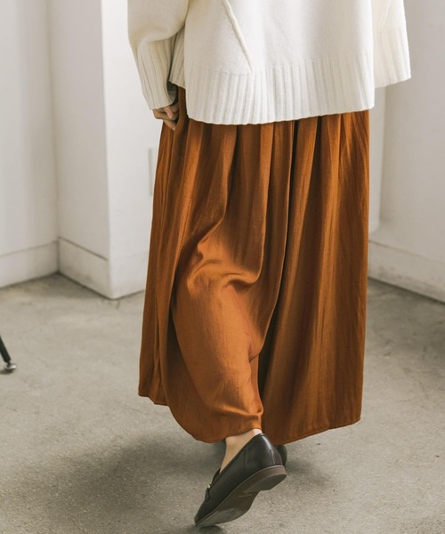 URBAN RESEARCH（アーバンリサーチ）の「ツイルギャザースカーチョ（その他パンツ・レディース・オレンジ/ブルー/グレー系その他・FREE）」の11枚目の写真