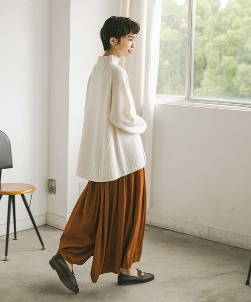 URBAN RESEARCH（アーバンリサーチ）の「ツイルギャザースカーチョ（その他パンツ・レディース・オレンジ/ブルー/グレー系その他・FREE）」の14枚目の写真