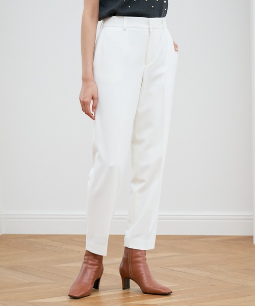 ANAYI（アナイ）の「ストレッチツイルテーパードパンツ（その他パンツ・レディース・オフホワイト/ターコイズブルー/ネイビー・36/38/34）」の13枚目の写真