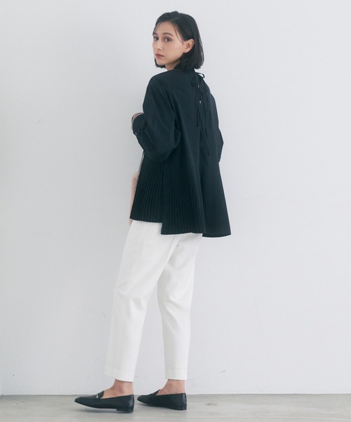 ANAYI（アナイ）の「ストレッチツイルテーパードパンツ（その他パンツ・レディース・オフホワイト/ターコイズブルー/ネイビー・36/38/34）」の10枚目の写真