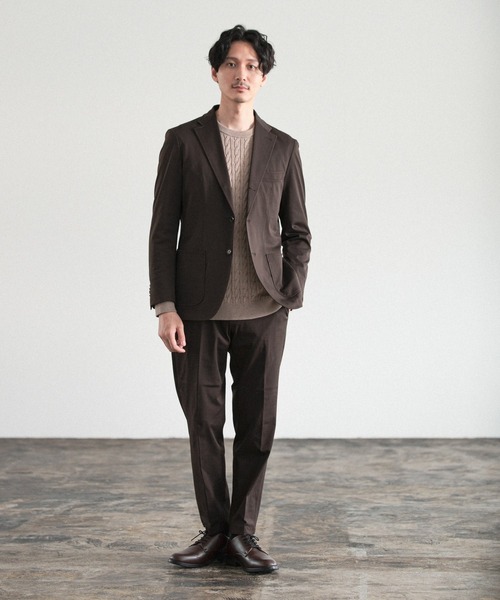 GLOBAL WORK（グローバルワーク）の「カシミヤミックスケーブルニット/954135（ニット/セーター・メンズ・チャコールグレー/ライトグリーン/オフホワイト/ベージュ/ダークブラウン/スカイブルー・SMALL/MEDIUM/LARGE/X-LARGE）」の8枚目の写真