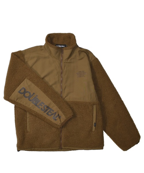 DOUBLE STEAL(ダブルスティール)の「DS Logo Sheep Boa JKT(その他アウター・メンズ・ダークグリーン/キャメル・X-LARGE/LARGE)」の2枚目の写真