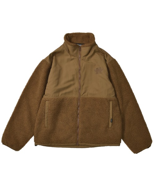 DOUBLE STEAL(ダブルスティール)の「DS Logo Sheep Boa JKT(その他アウター・メンズ・ダークグリーン/キャメル・X-LARGE/LARGE)」の4枚目の写真