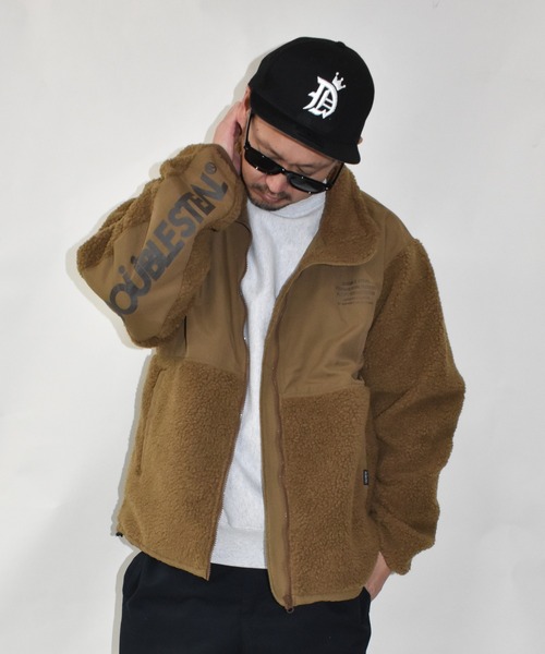DOUBLE STEAL(ダブルスティール)の「DS Logo Sheep Boa JKT(その他アウター・メンズ・ダークグリーン/キャメル・X-LARGE/LARGE)」の3枚目の写真