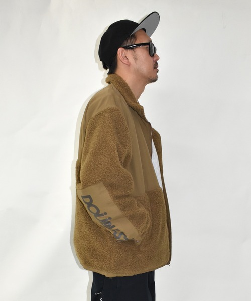 DOUBLE STEAL(ダブルスティール)の「DS Logo Sheep Boa JKT(その他アウター・メンズ・ダークグリーン/キャメル・X-LARGE/LARGE)」の5枚目の写真
