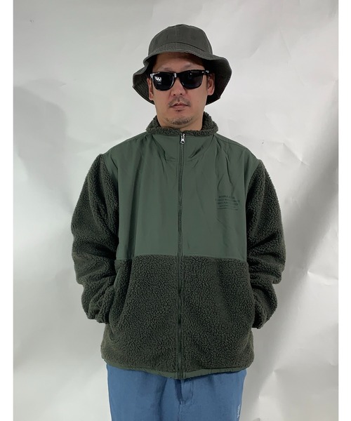 DOUBLE STEAL(ダブルスティール)の「DS Logo Sheep Boa JKT(その他アウター・メンズ・ダークグリーン/キャメル・X-LARGE/LARGE)」の14枚目の写真