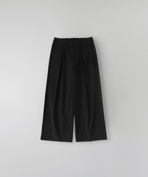 remer（リメール）の「loose box pleats basic wide PT (spring A)/ルーズボックスプリーツベーシックワイドパンツ（その他パンツ・メンズ・ブラック/グレイッシュベージュ・SMALL/MEDIUM/LARGE）」の11枚目の写真