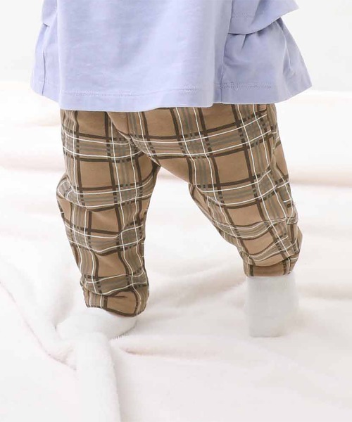 devirock(デビロック)の「ベビープリントスウェットサルエルパンツ(スウェットパンツ・キッズ・グレー系その他/ベージュ/ブラウン系その他/グレー/モカ/ブラック/ブラック系その他/ライトブラウン・80cm/90cm)」の7枚目の写真