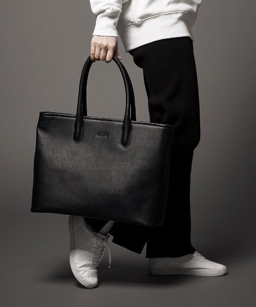 KLON(クローン)の「KLON STORAGE TOTE BAG -VNM- LEATHER(トートバッグ・メンズ・ブラック・FREE)」の16枚目の写真