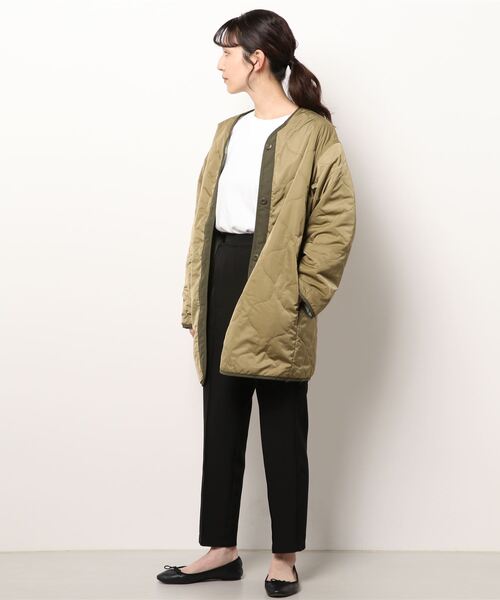 COLONY 2139（コロニートゥーワンスリーナイン）の「キルトライナー付3WAYモッズコート（その他アウター・レディース・カーキ/ブラック・FREE）」の6枚目の写真