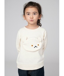 Design Tshirts Store graniph | しろくまちゃん ポケット(こぐまちゃん)|コラボキッズスウェット(スウェット)